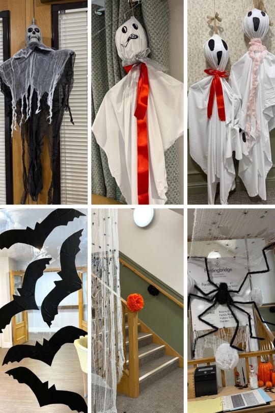 Spooky Decorations At Fordingbridge Care Home