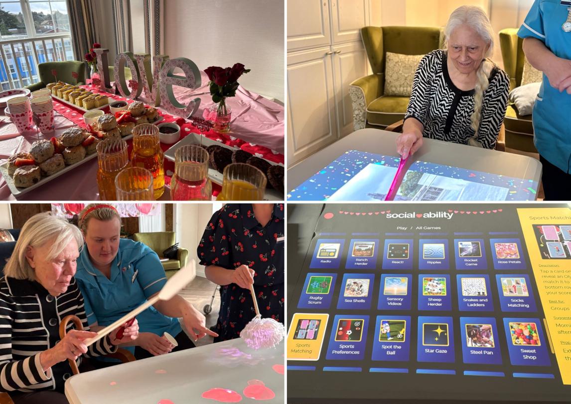 Fairmile Grange residents enjoyed the Happiness Programme