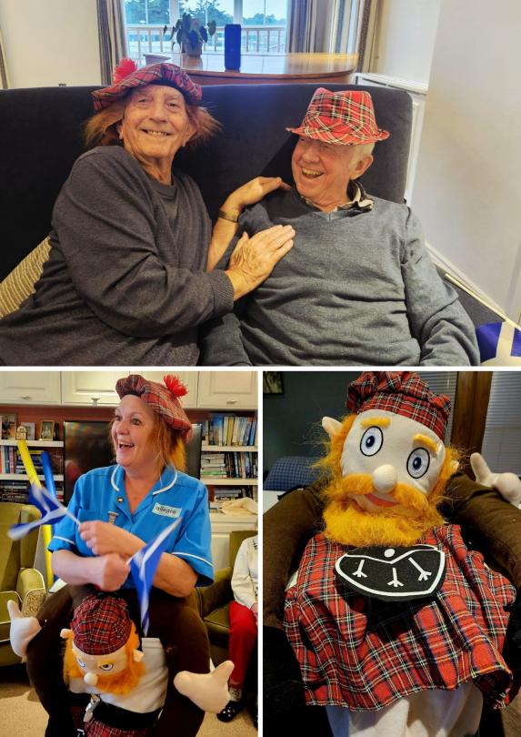 Residents and staff had a wonderful Burns night