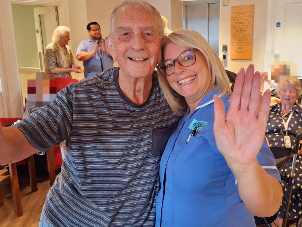 lovely photo staff resident