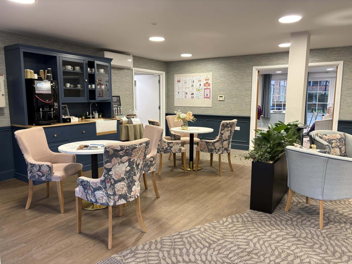 reception coffee area mag house