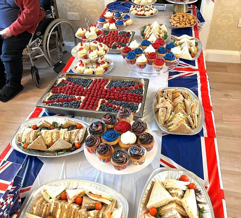 Baked goods at New Forest for the kings Coronation 