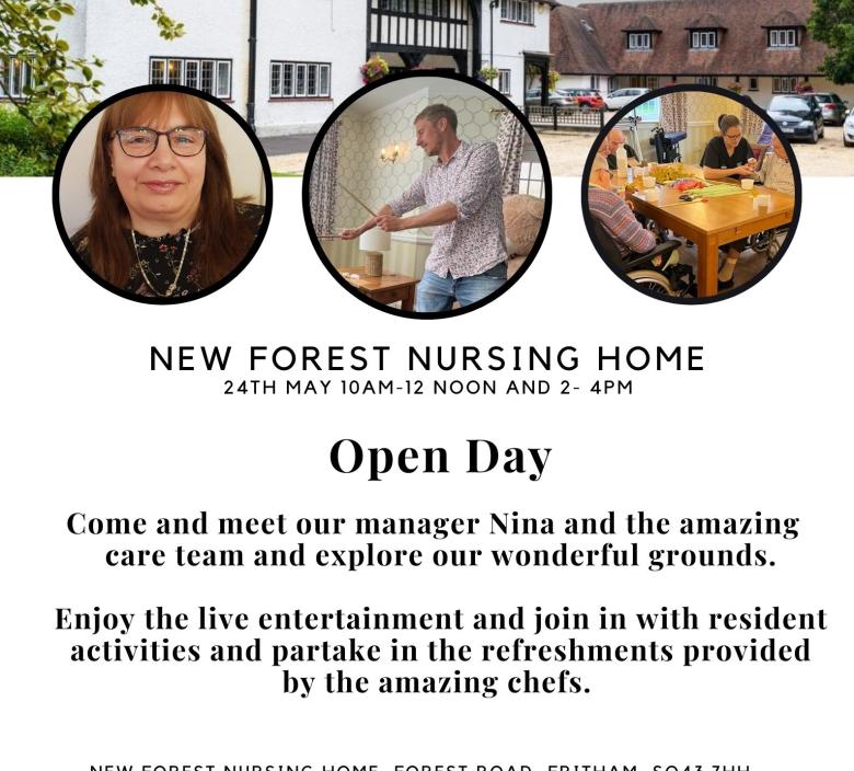 New Forest Open Day 24th May please come and find out more about our home