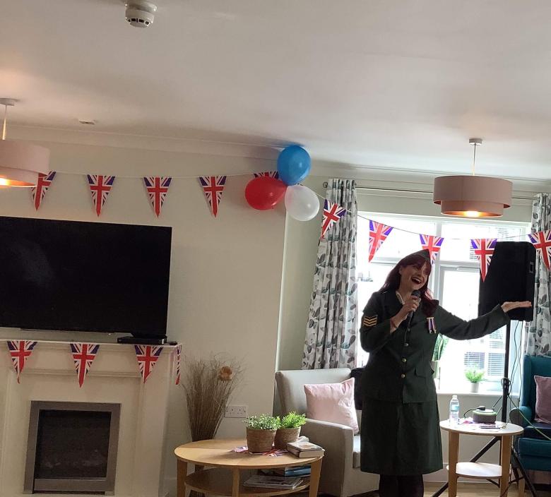 Live entertainment from Rebecca