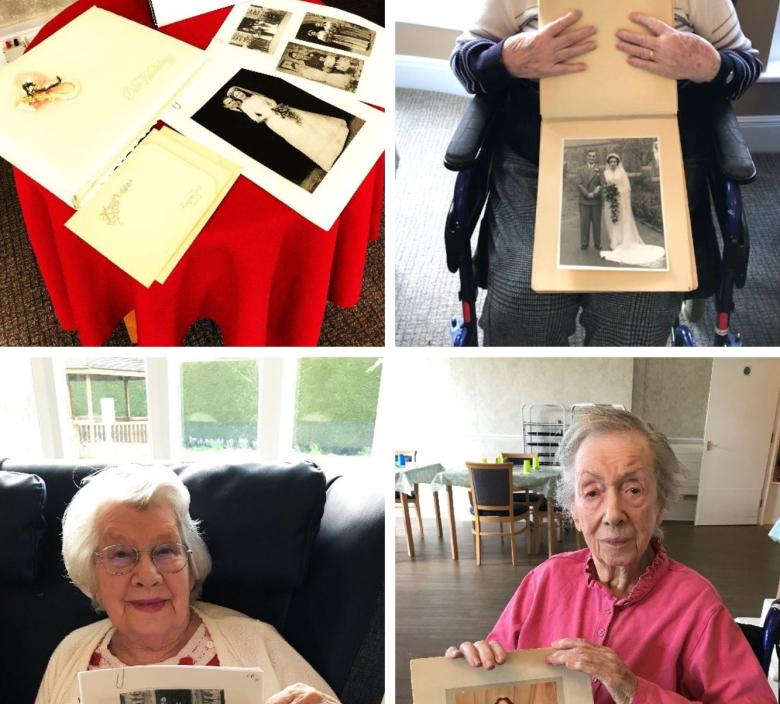 Residents reminiscing about their wedding days