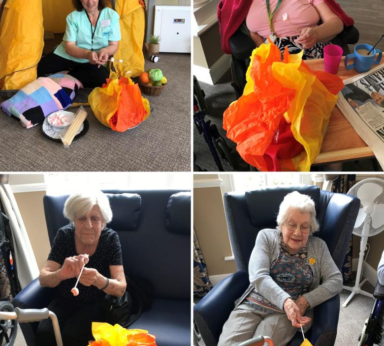 residents virtual camping