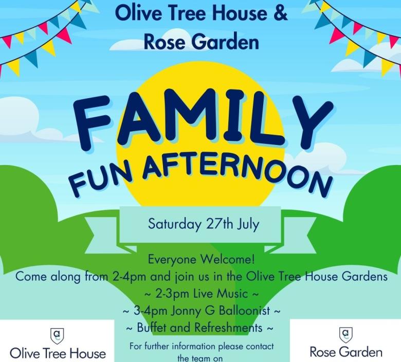 Rose Garden and Olive Tree House Family Fun Afternoon
