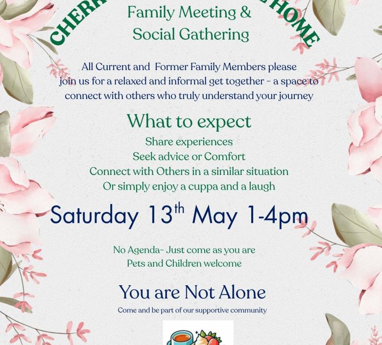 Cherry Blossom Care Home Family Meeting and Social Gathering