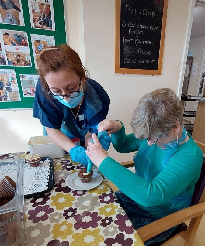baking at Waverly Lodge 