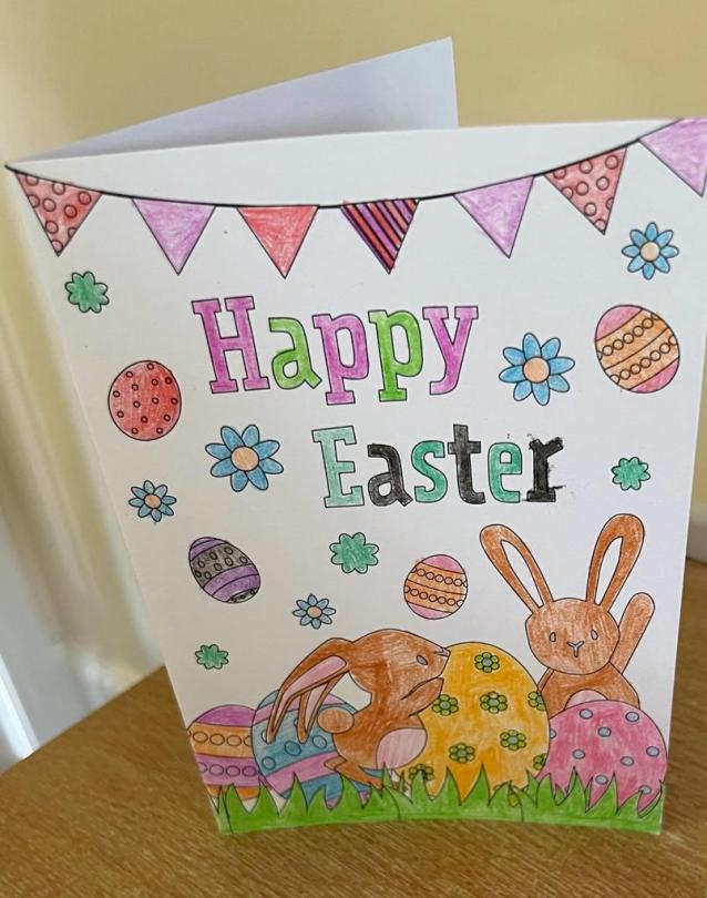 Happy easter here at Cherry Blossom care home 