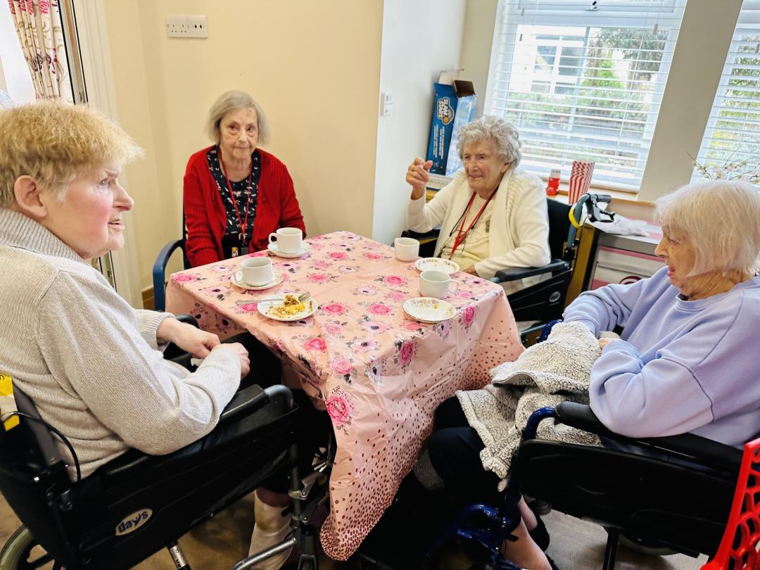 Our lovely residents at St Georges Care Home 