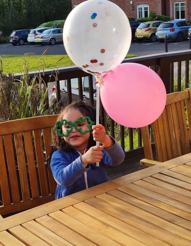 Children visiting Waverley Lodge care home 