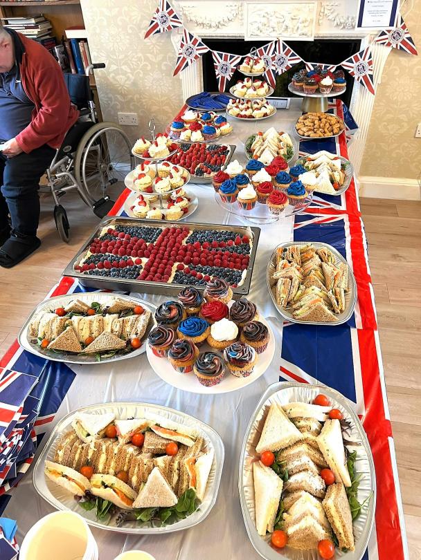 Baked goods at New Forest for the kings Coronation 
