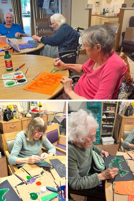 Residents being creative for Halloween