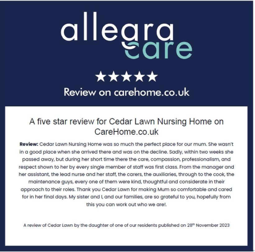 review by residents daughter