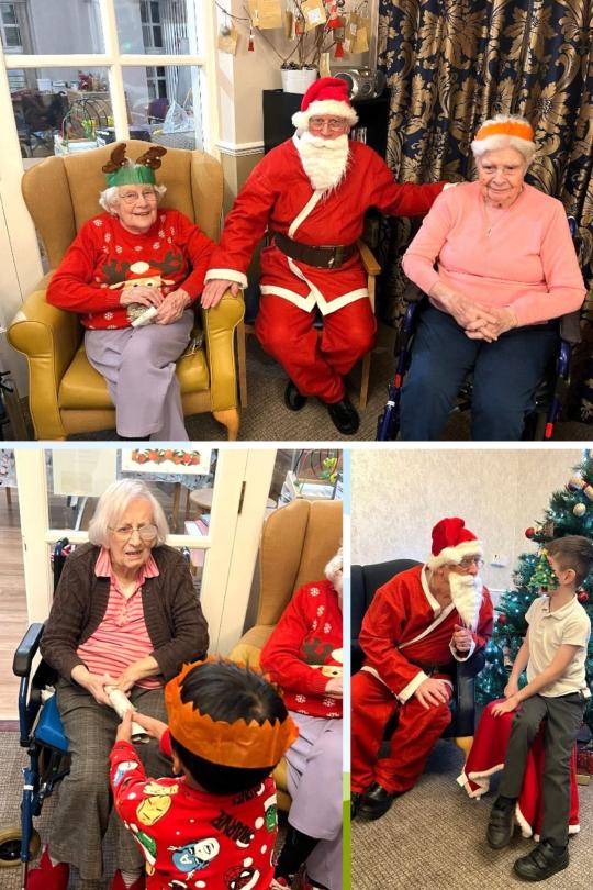 Father Christmas Visits Cedar Lawn