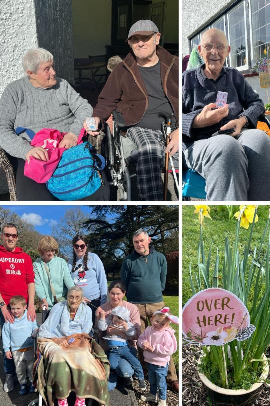 residents enjoying Easter Egg Hunt