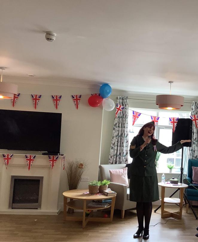 Live entertainment from Rebecca