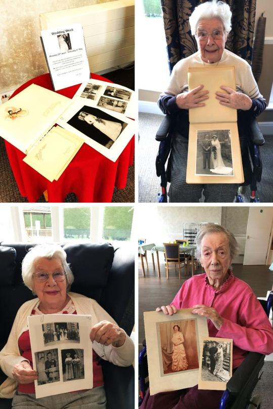 Residents reminiscing about their wedding days