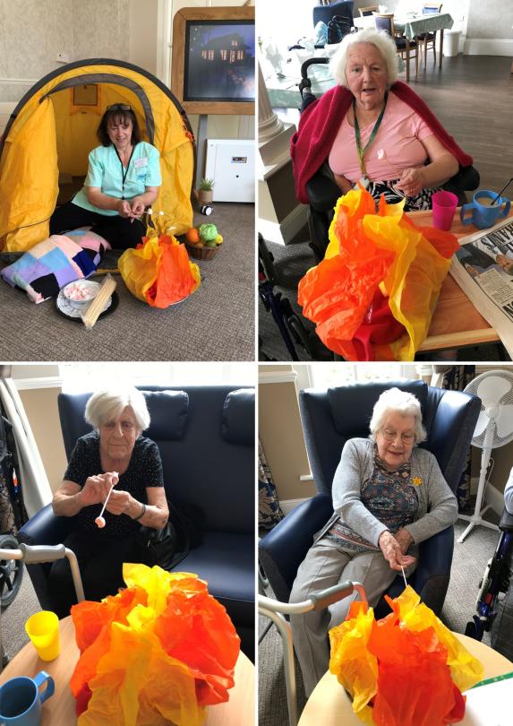 residents virtual camping