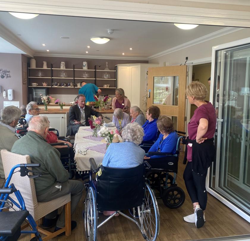 St Georges Welcome MP for Care Home Open Week