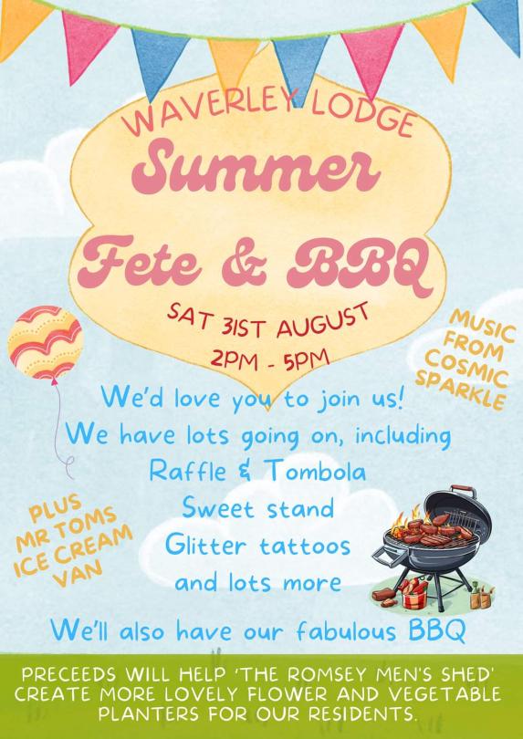 Come and enjoy our summer fete and BBQ