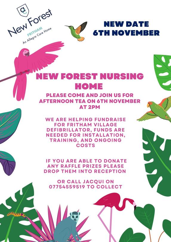 Fundraiser for Fritham Village Defibrillator