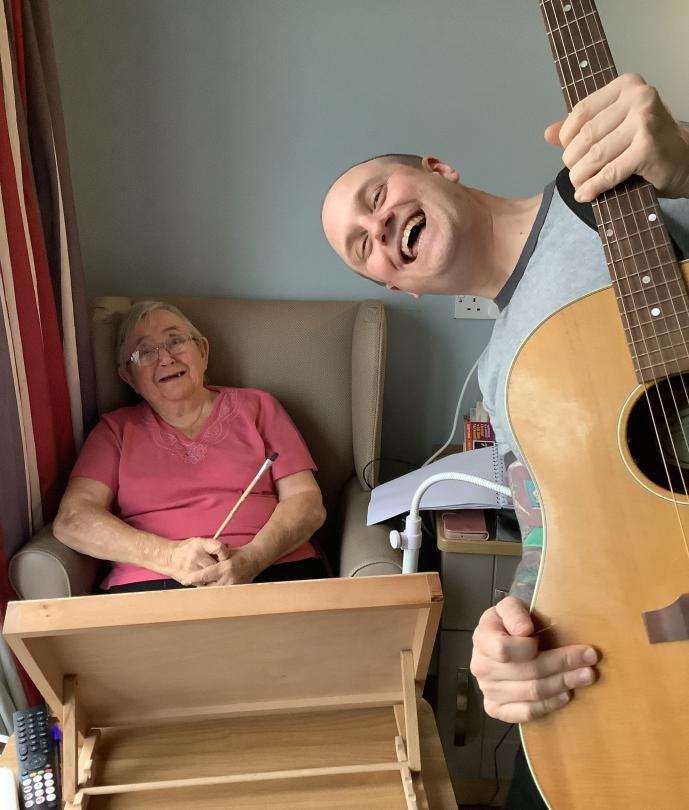 Music all Around Olive Tree House 