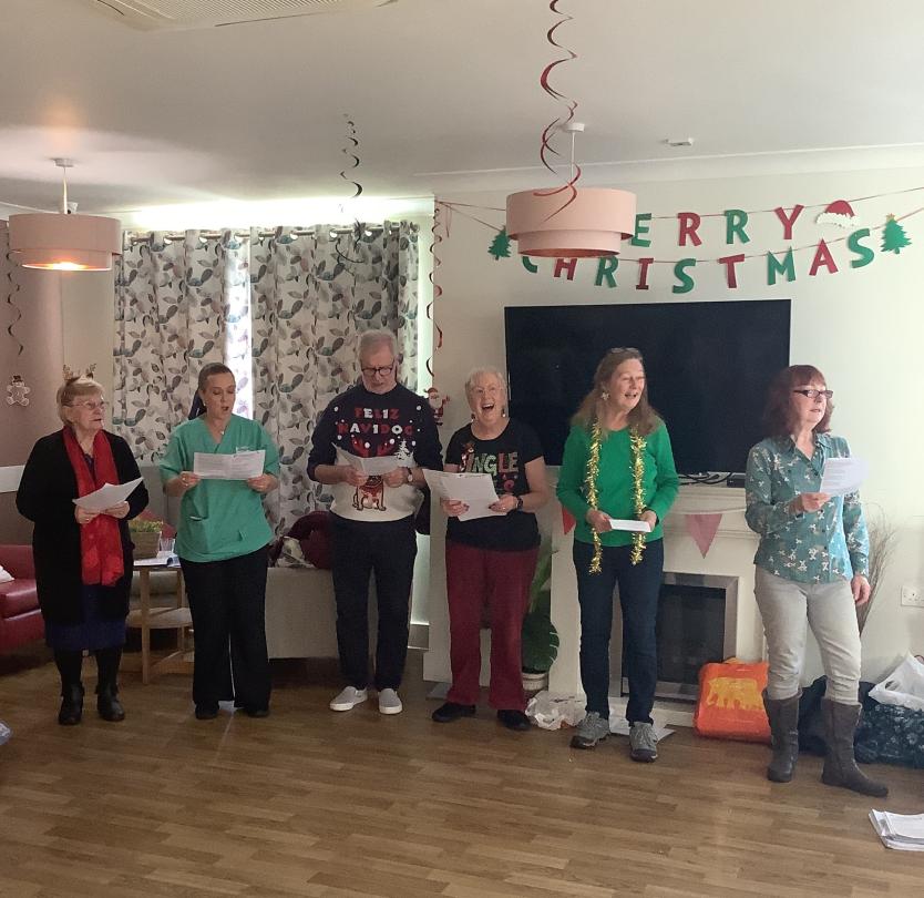 Christmas Choir at Rose Garden