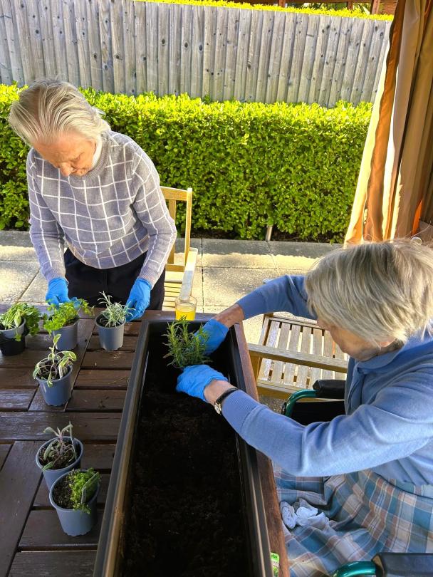 Residents getting to grips with a bit of Spring Gardening