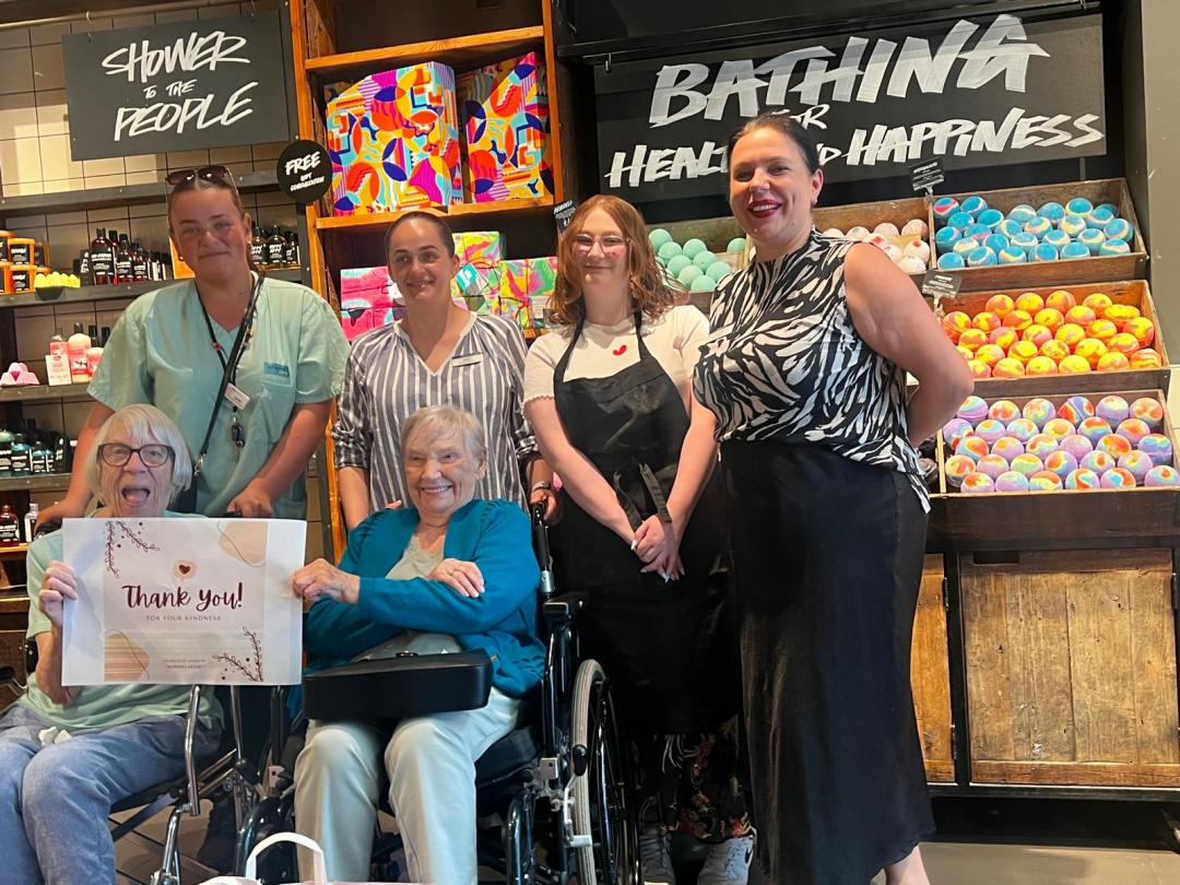 LUSH donated toilet 