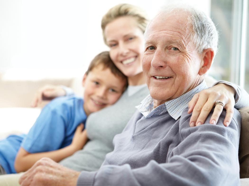 Resident with family