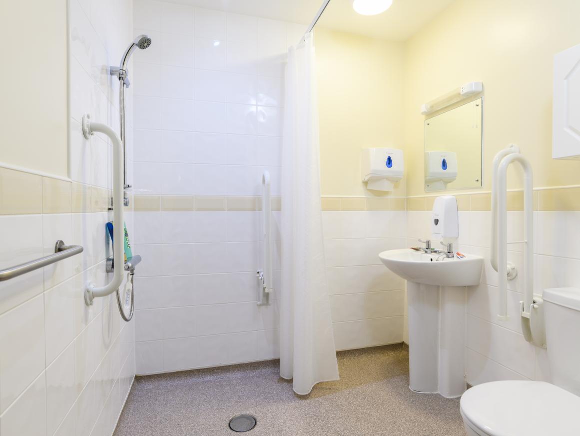 bathroom at cherry blossom care home