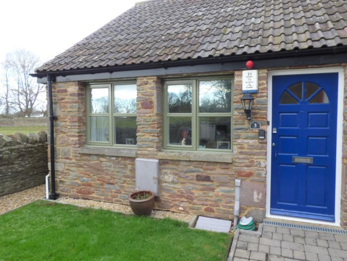 home blue door