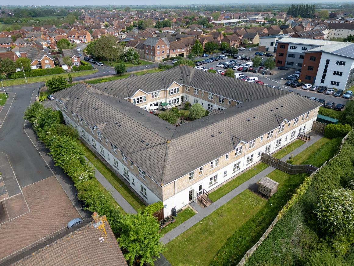 St Georges Nursing Home from above
