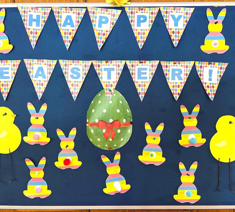 happy easter bunting