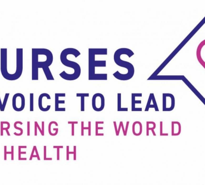 "Nurses - A voice to lead - Nursing the world to health" 