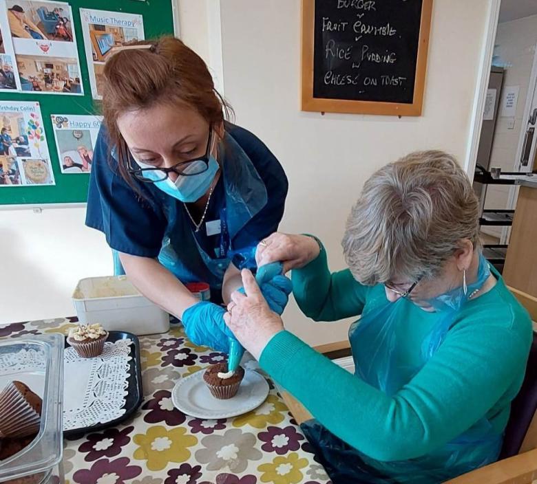 baking at Waverly Lodge 