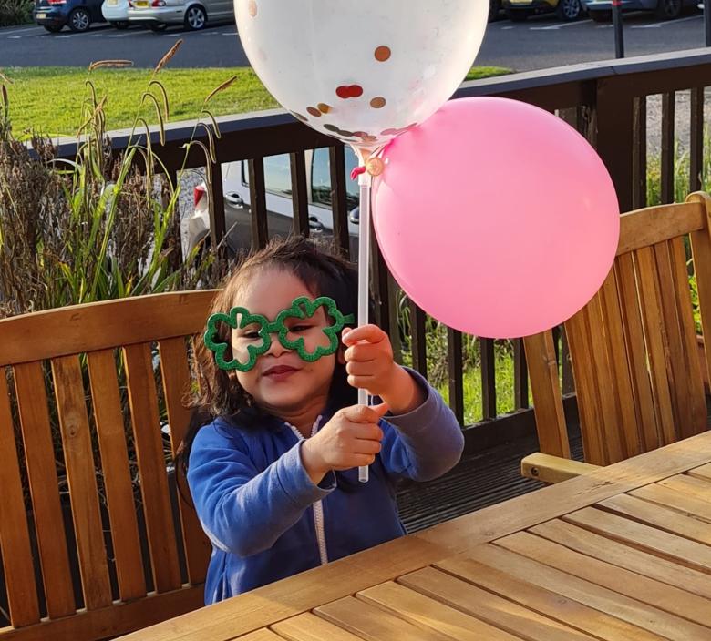 Children visiting Waverley Lodge care home 