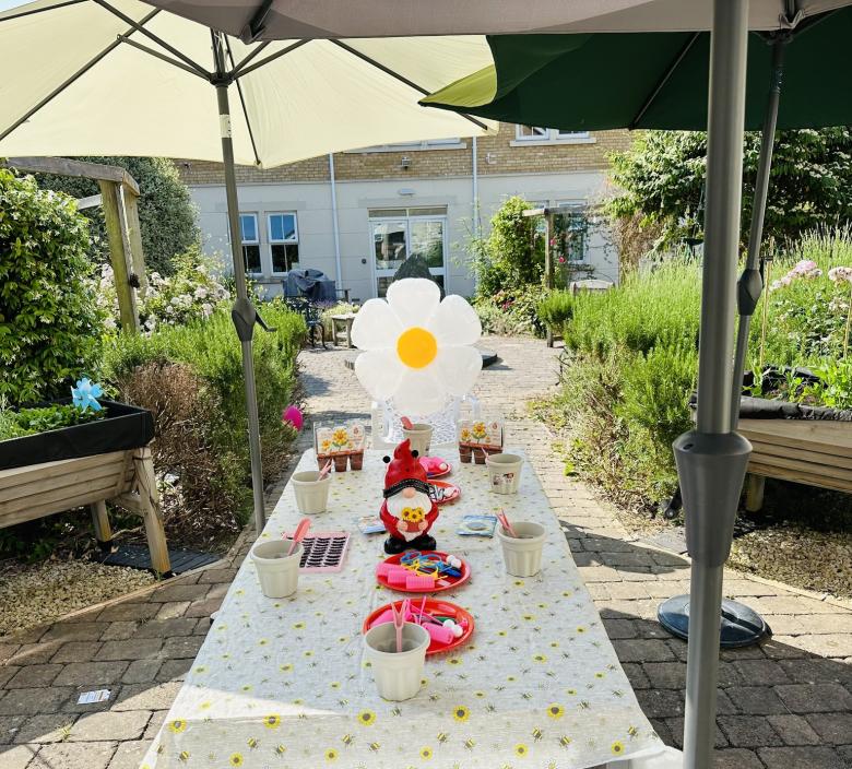 Arts and crafts activities at St Georges 