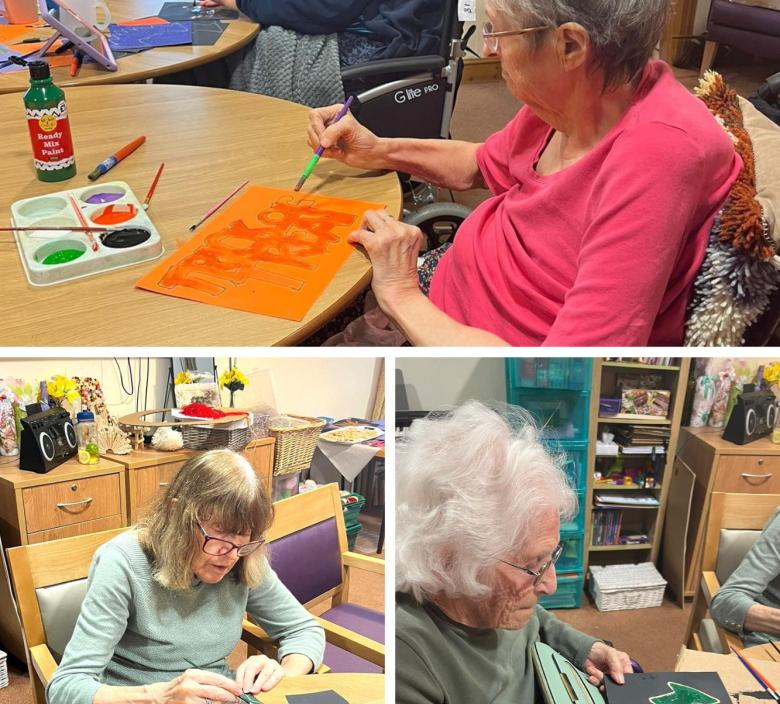 Residents being creative for Halloween