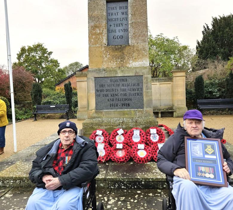 Magdalen House Veterans with their medals and commendations