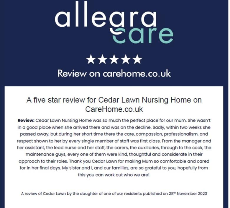 review by residents daughter
