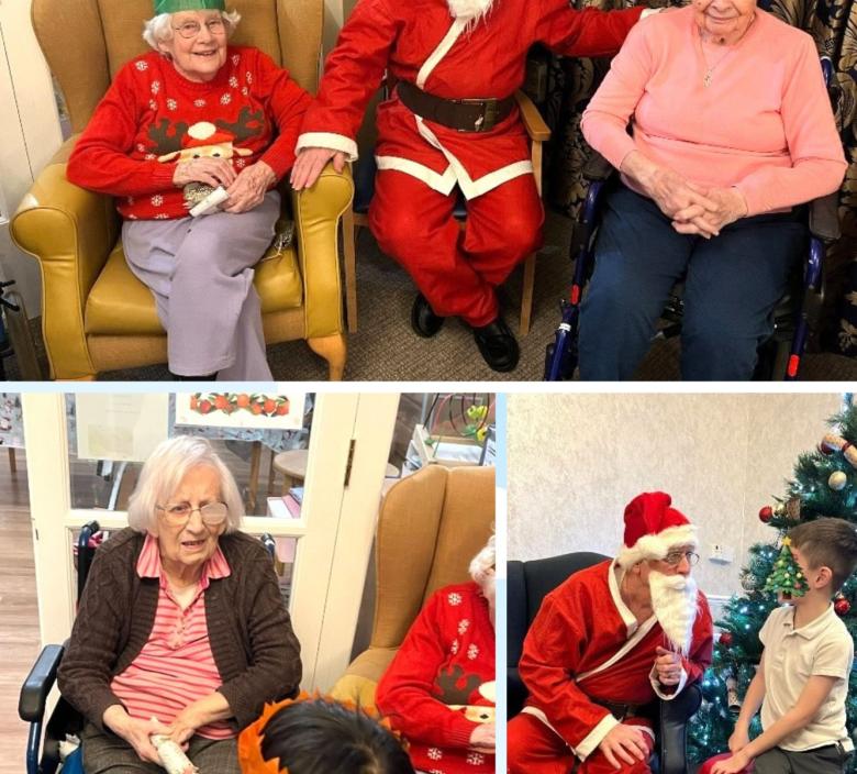 Father Christmas Visits Cedar Lawn