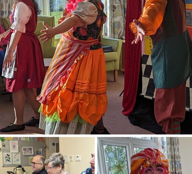 Dick Whittington pantomime, Waverley Lodge residents enjoy pantomime
