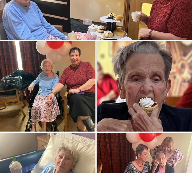 residents celebrating Mother's Day