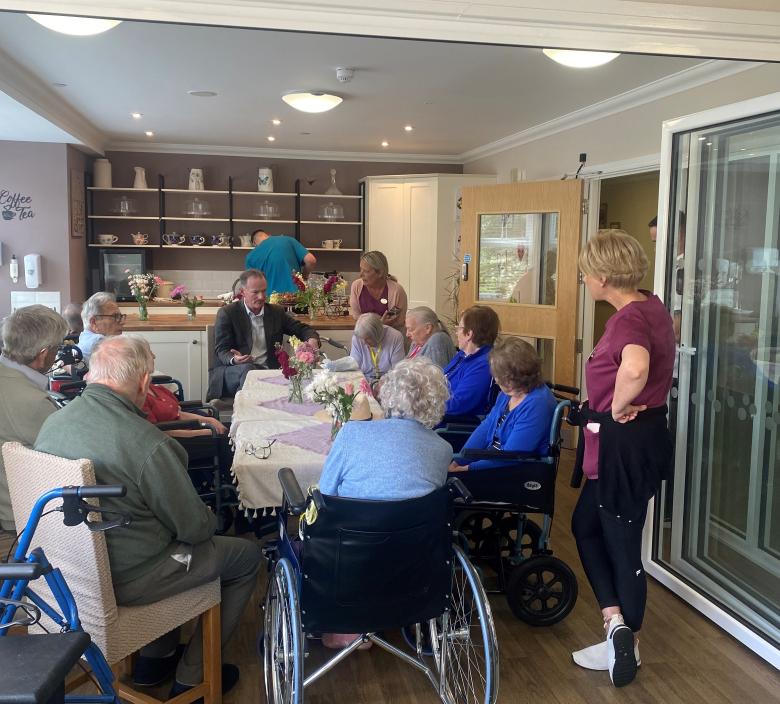 St Georges Welcome MP for Care Home Open Week