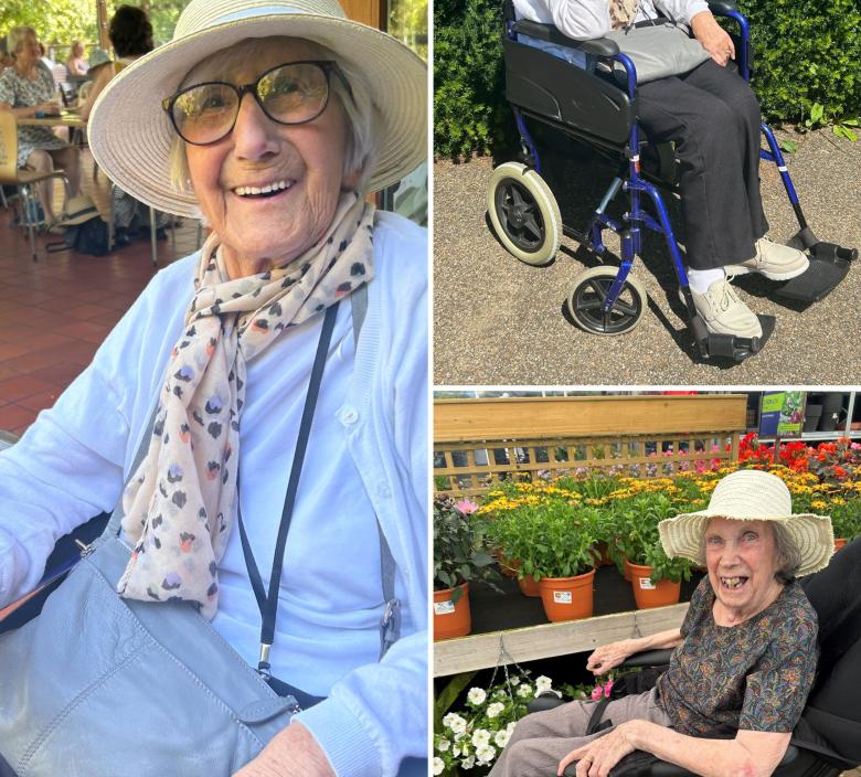 residents enjoying Hilliers Garden Centre