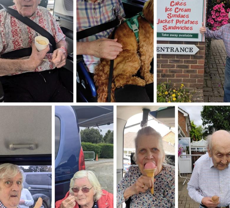 Residents enjoying the New Forest and Carlos
