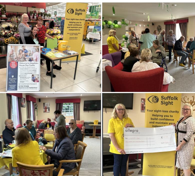 A collage of photos from Magdalen House first Sight Information Drop in